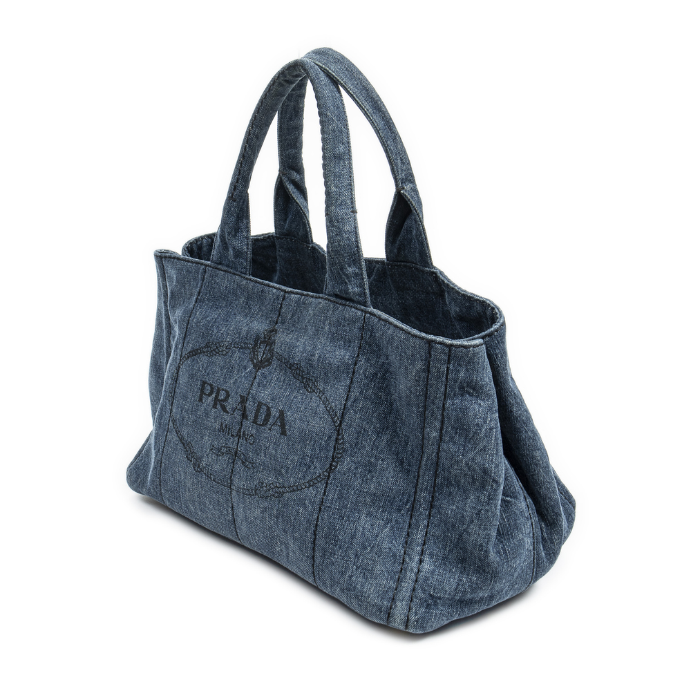 Prada Medium Canapa Tote - Picture 7 of 8